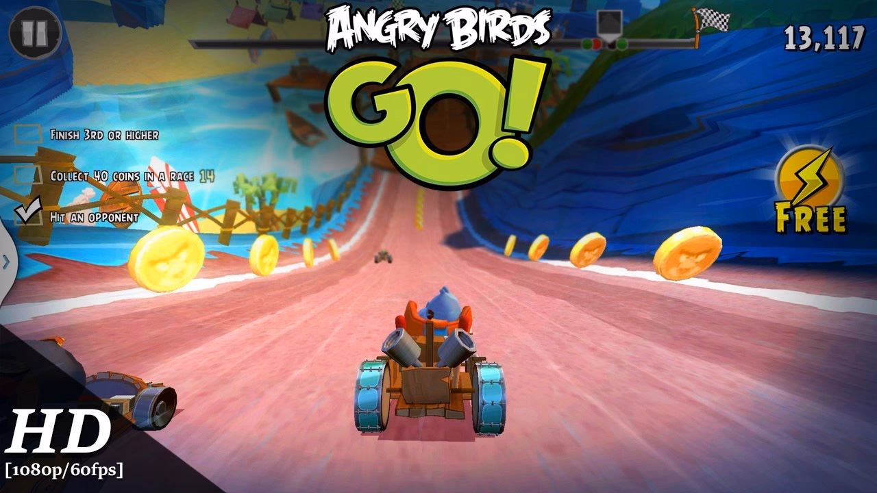Can you play Angry Birds Go 3D?