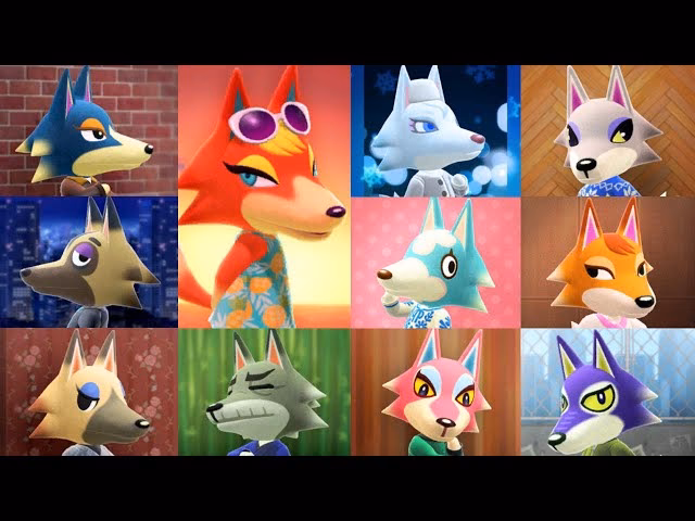 What personality traits do Wolf villagers have in Animal Crossing?