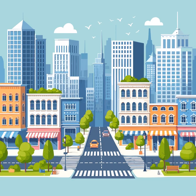 Where can I find free city map animations?