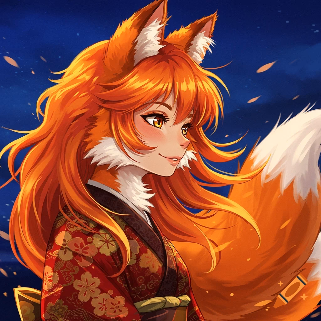 What is a fox spirit in anime?