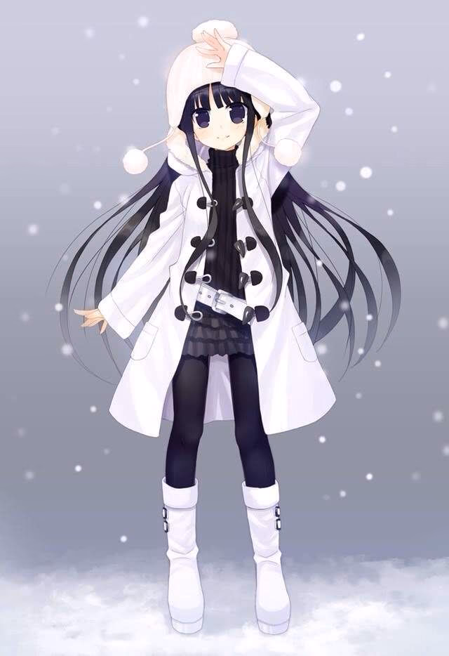 How many winter outfit anime images are there?