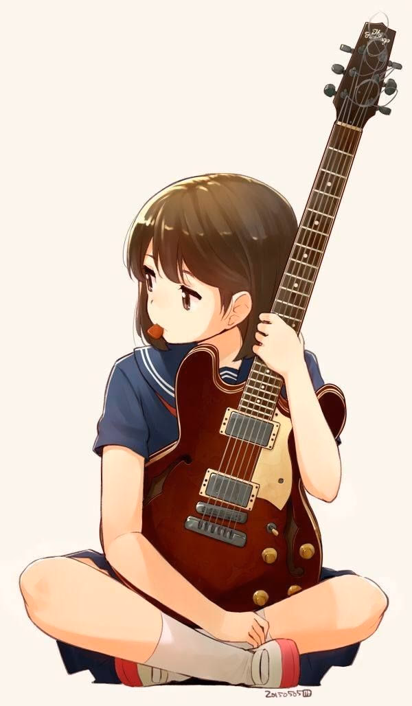 Are there any anime based on a guitar player?