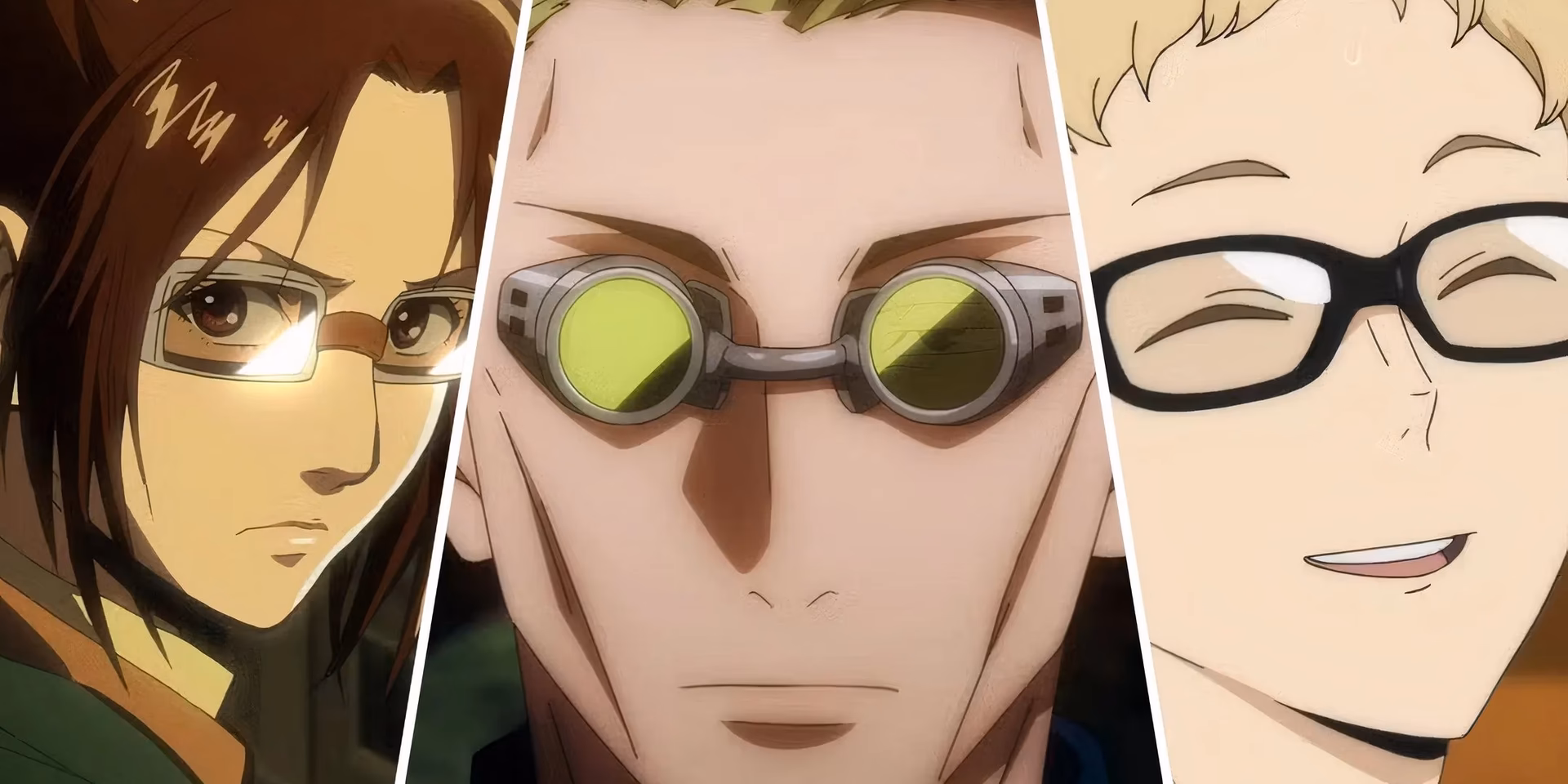 Do anime characters wear glasses?
