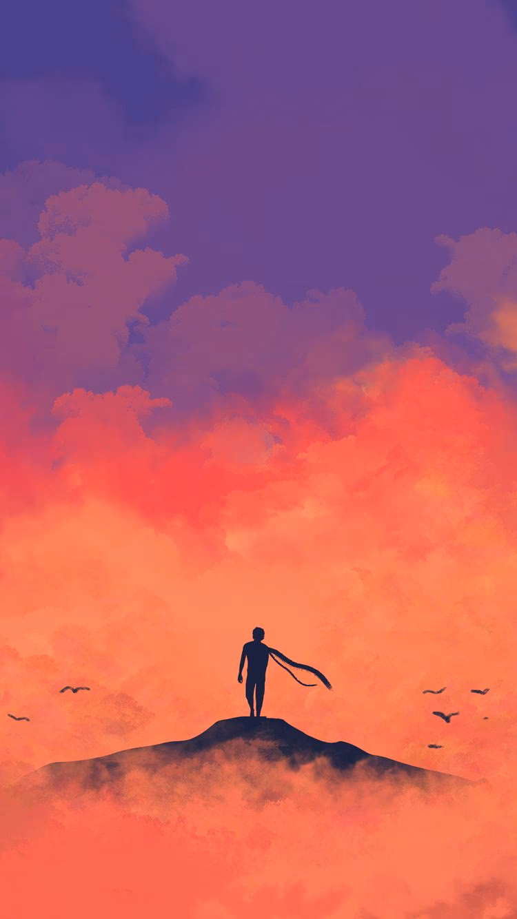 How many anime minimalist desktop wallpapers are there?
