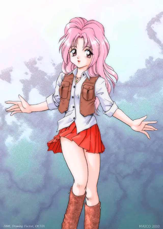 Who is a female cyborg in anime?