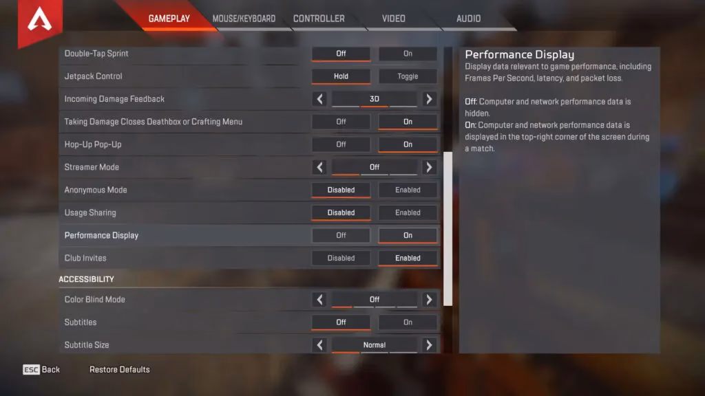 Do I need an fps counter in Apex Legends?