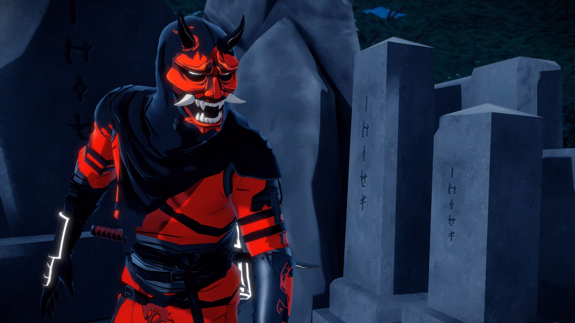 Does Aragami wear a mask?
