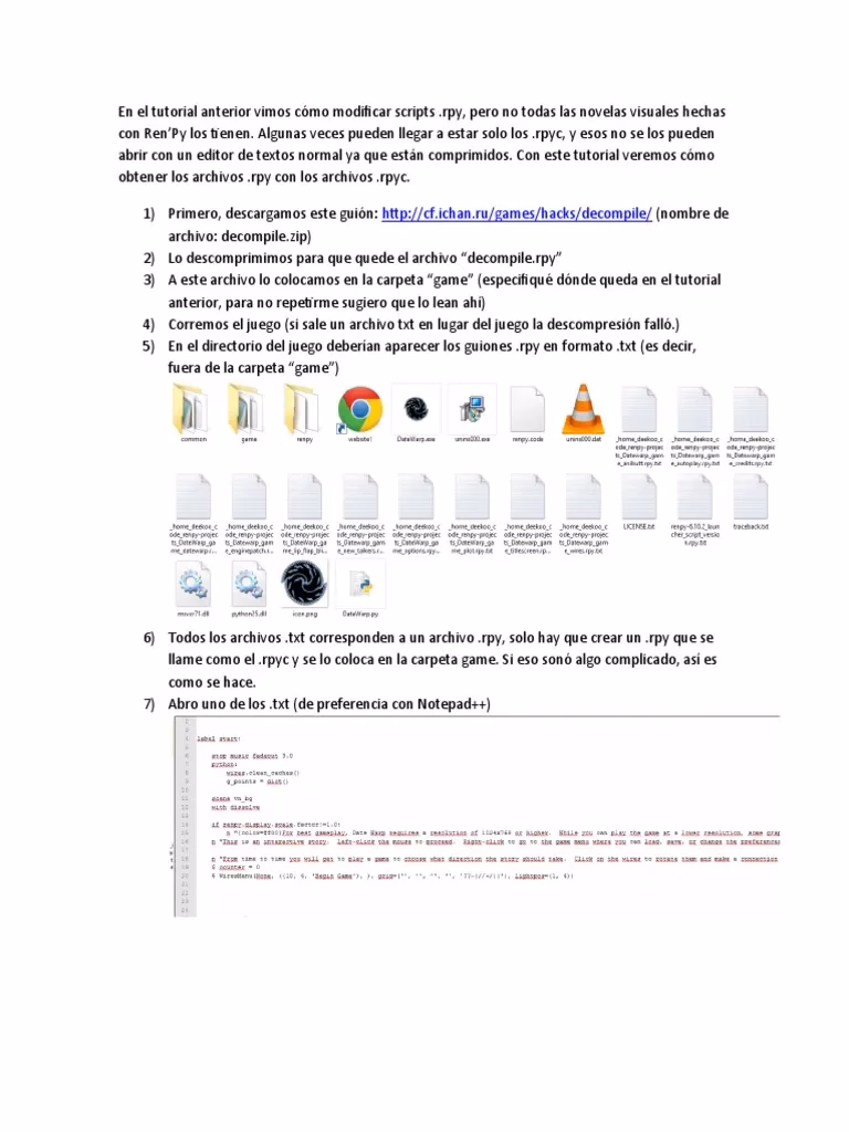 ¿Cómo puedo abrir un archivo RPY desconocido?