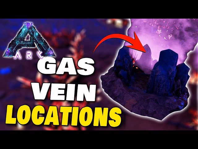 Where can I find a gas vein in Ark Crystal?