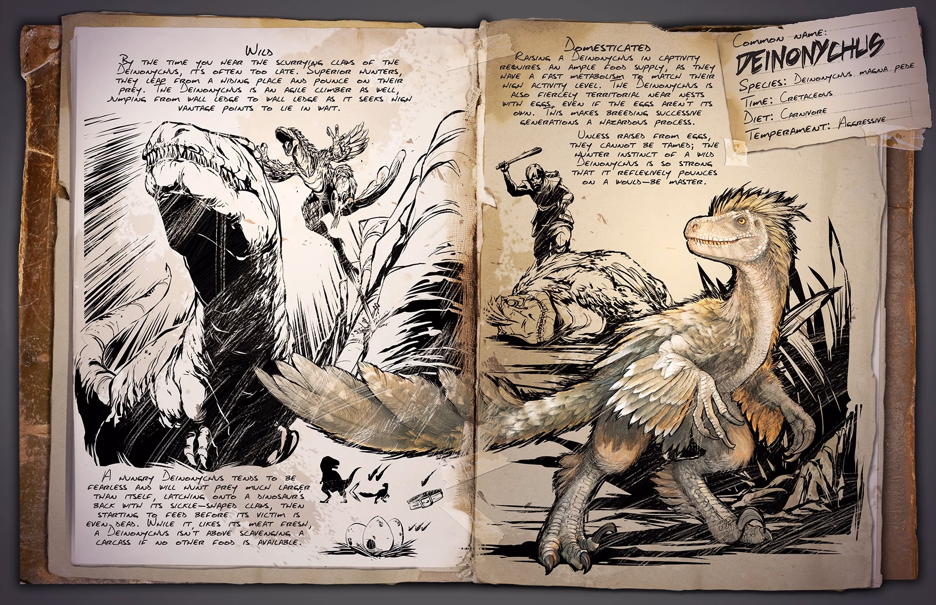 Where is the Deinonychus nest in Ark Survival Evolved?