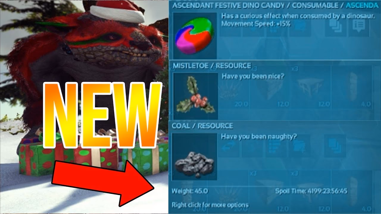 How do I spawn festive Dino candy in Ark Survival Evolved?