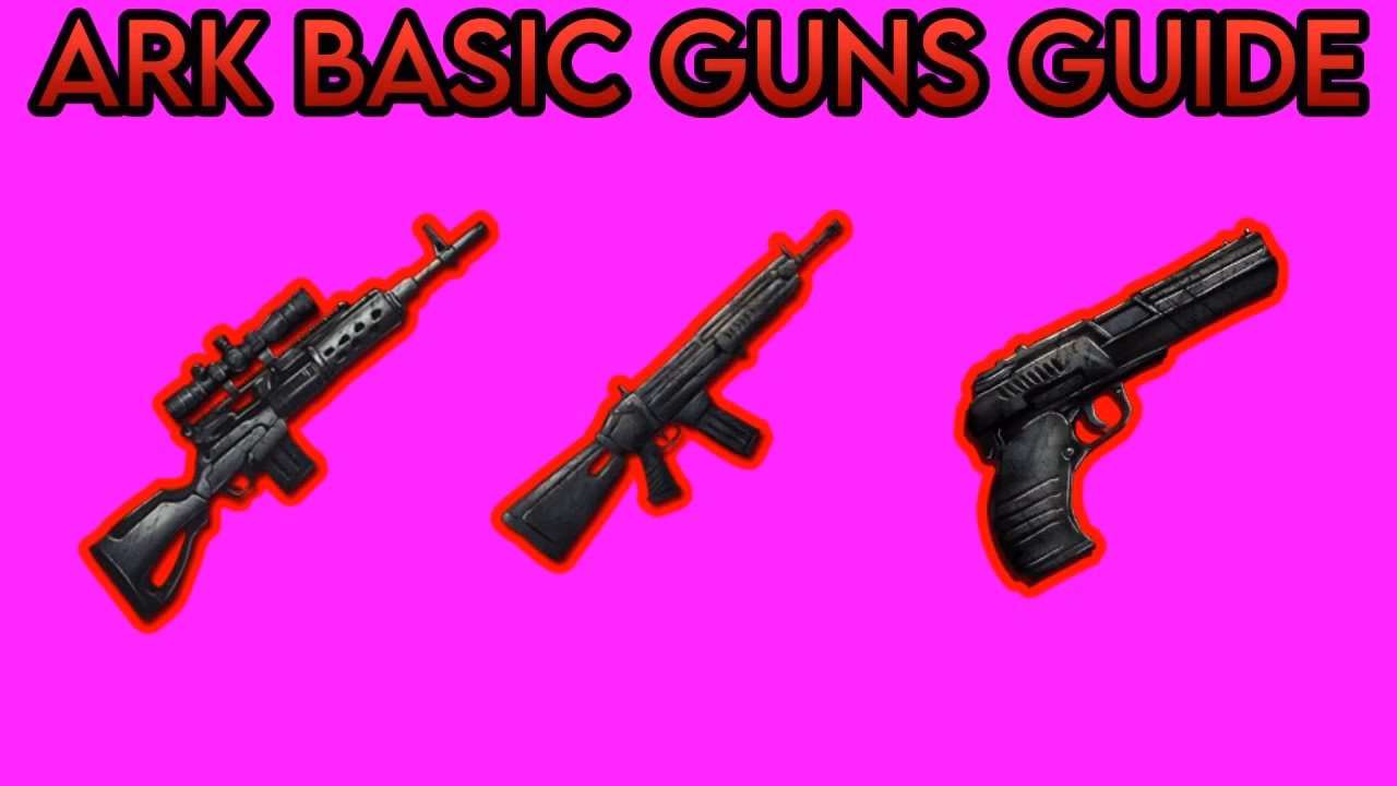 What weapons can you use in Ark Survival Evolved?
