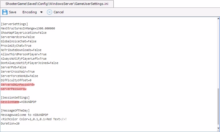 How do I configure the Ark Survival Evolved dedicated server?