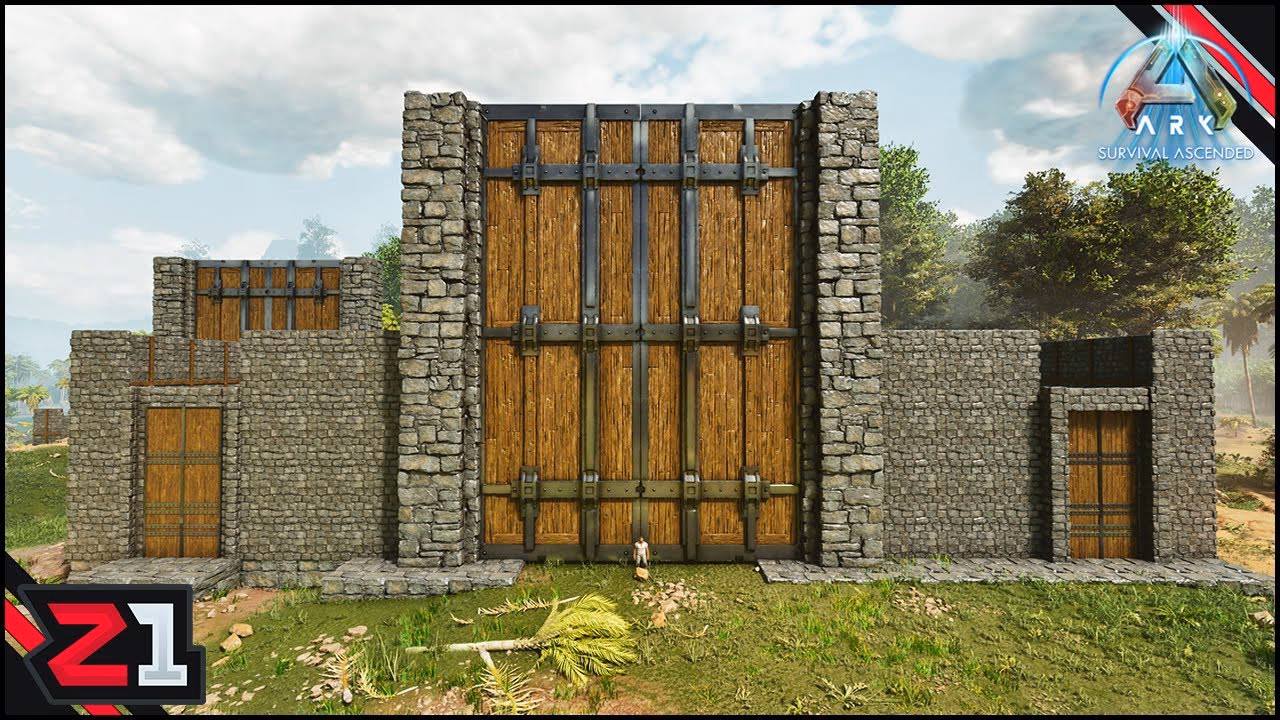 Can a dinosaur gateway be placed on a fence?