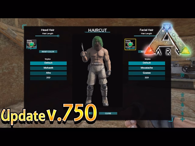 How to unblock Ark hairstyles?