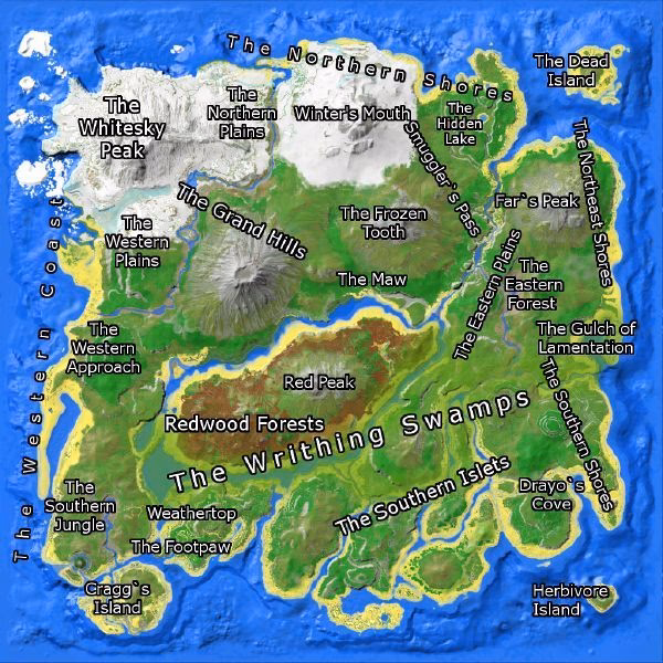 What is the island in Ark Survival Evolved mobile?