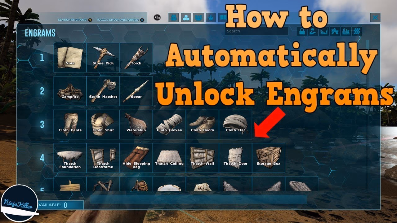 Do I need a mod to unlock engrams?