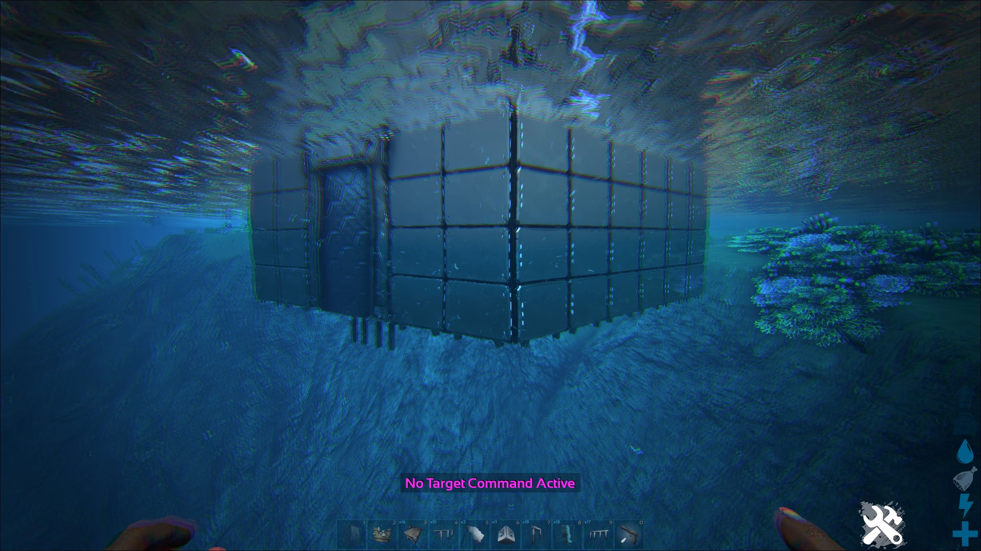 Can you swim in a vacuum compartment Moonpool?
