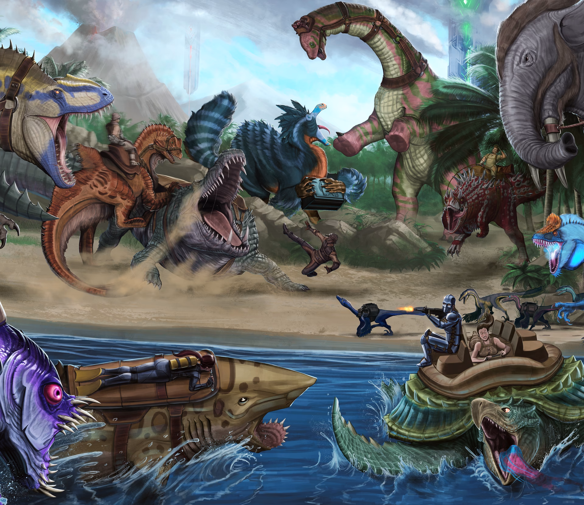 ¿Qué tipo de juego es Ark Survival ascended?