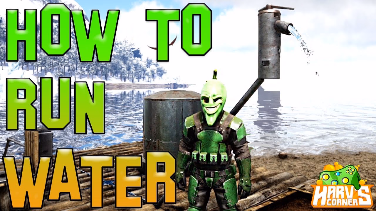 How to set up a water supply in Ark Survival Evolved?