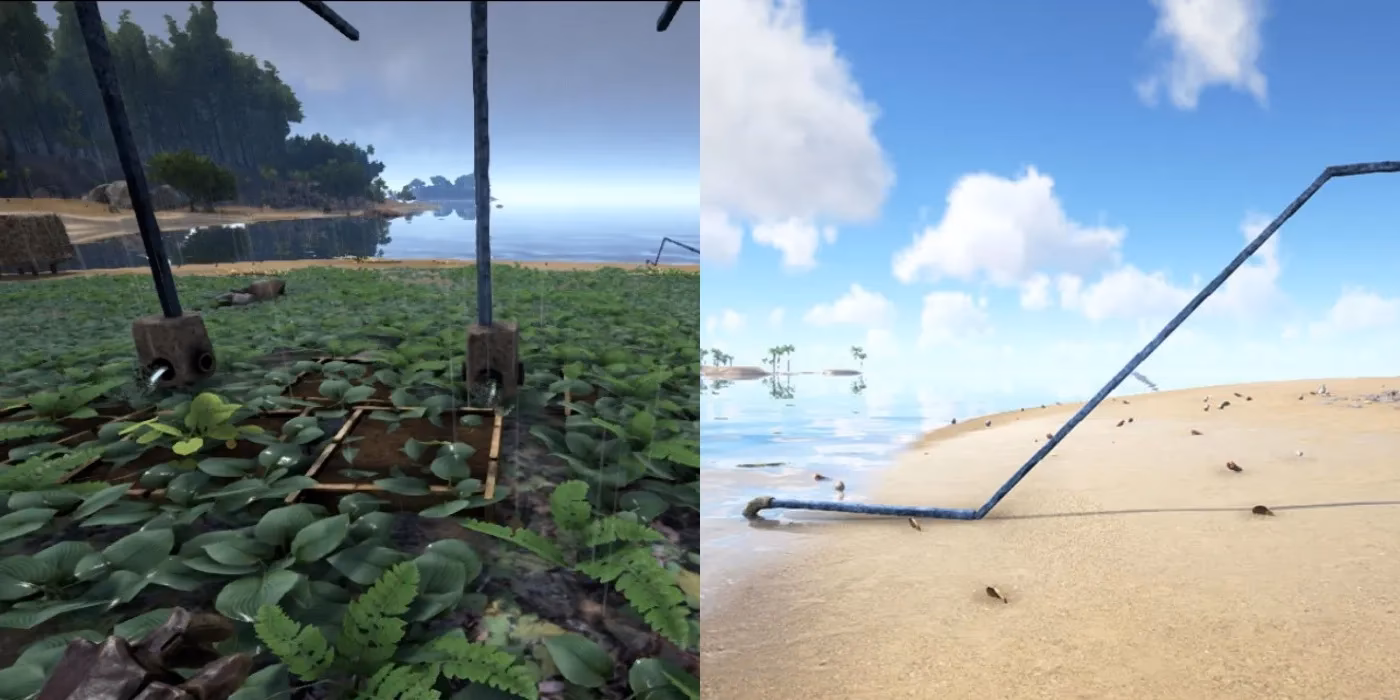 How do I spawn a metal irrigation pipe in Ark?