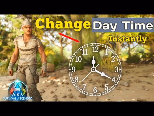 How do I change the time of day in Ark Survival ascended?
