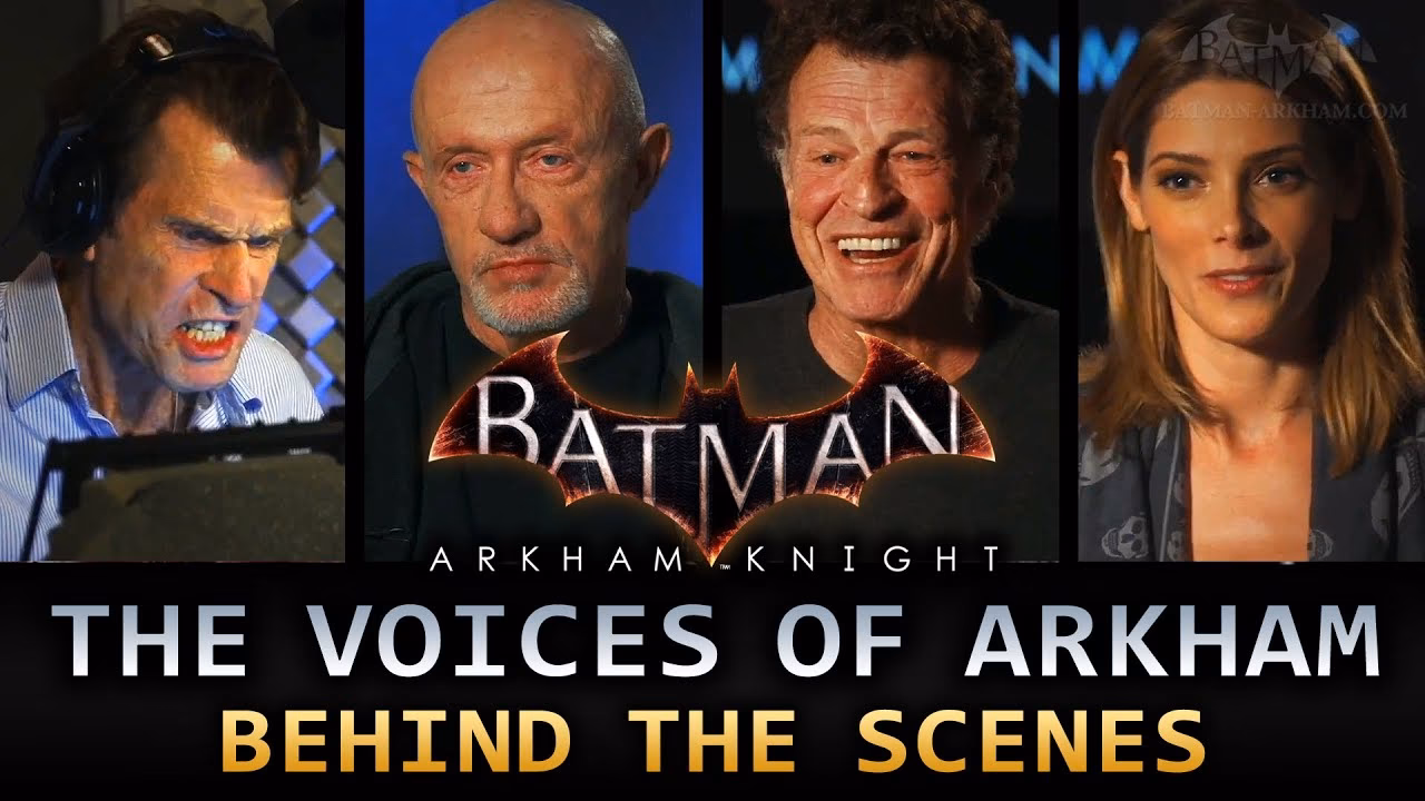 How many images & sounds of the Batman Arkham Knight cast?