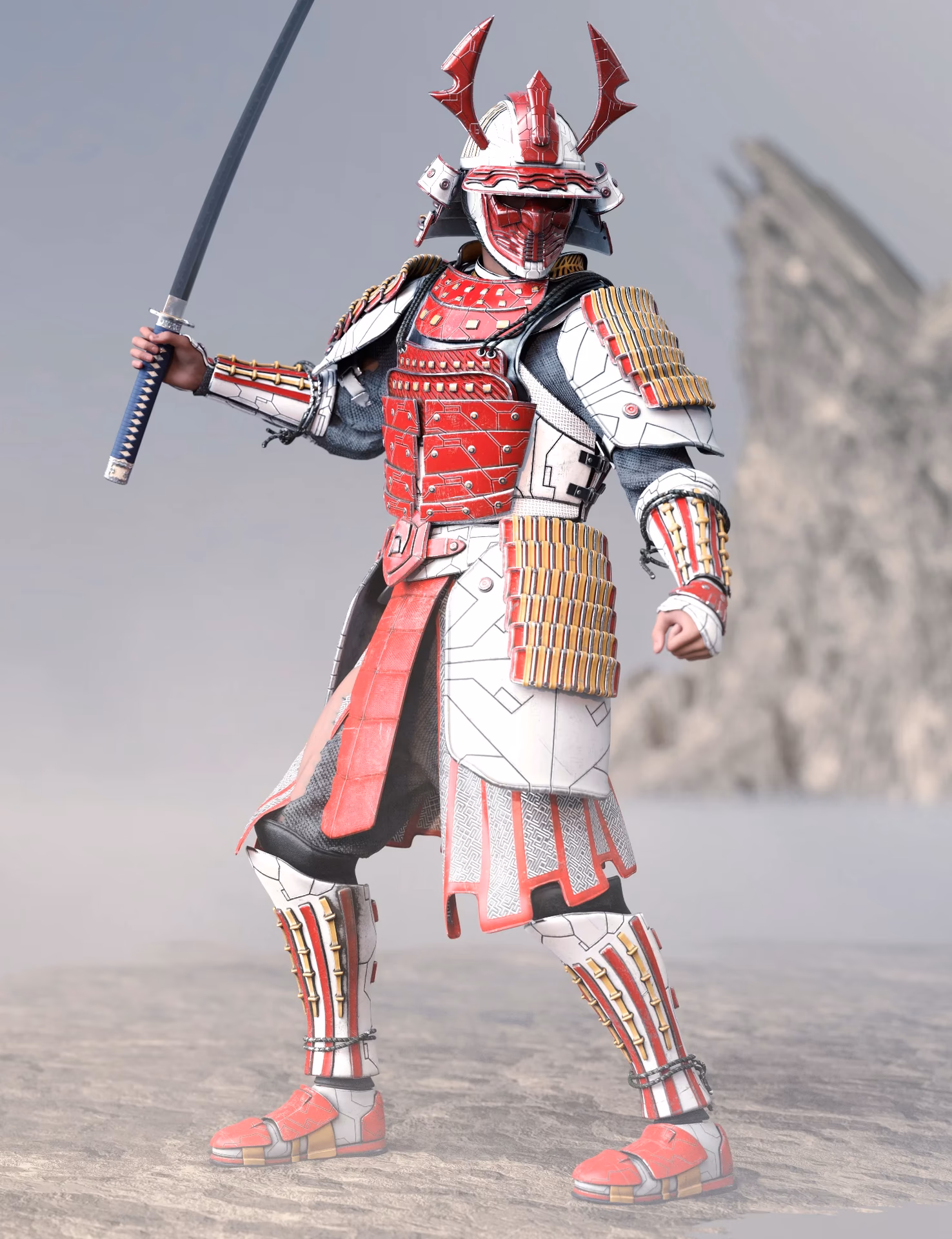 What is a samurai suit of armor?