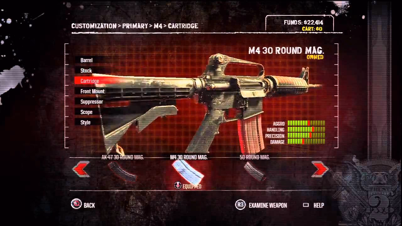 What types of guns are available for customization?