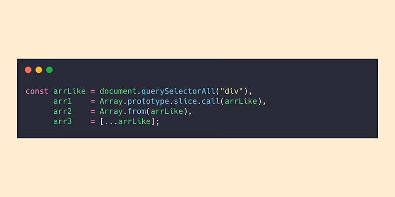 How to create an array in JavaScript?