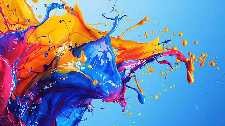 How many paint splash vectors are there?