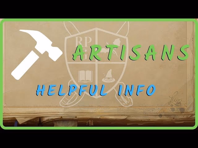 How long does it take a artisan to create items?