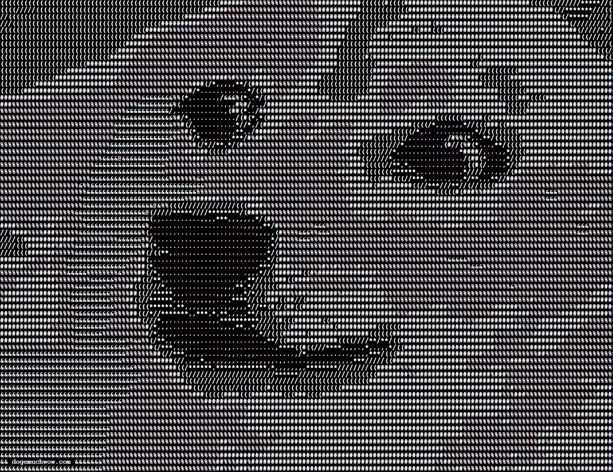 What is ASCII art?