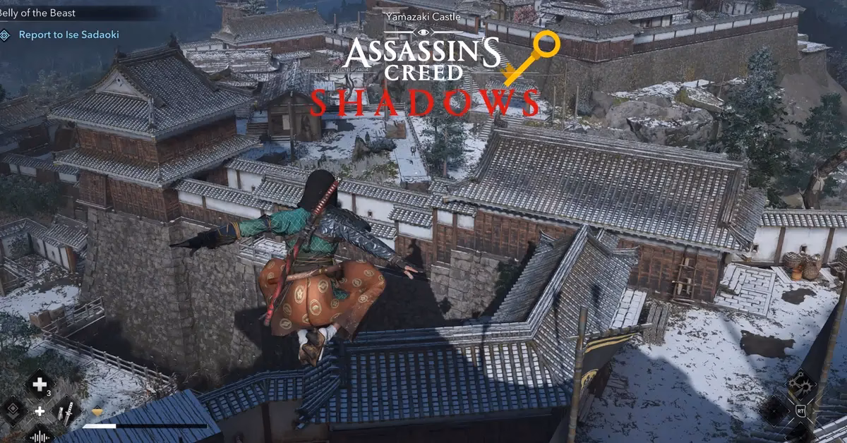 Where is the Yamazaki Castle in Assassin's Creed Shadows?