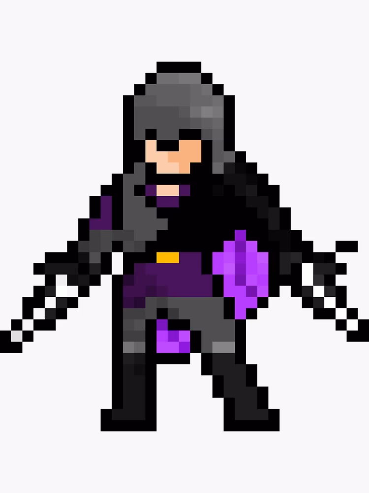 Where can I find game assets tagged assassin and pixel art?