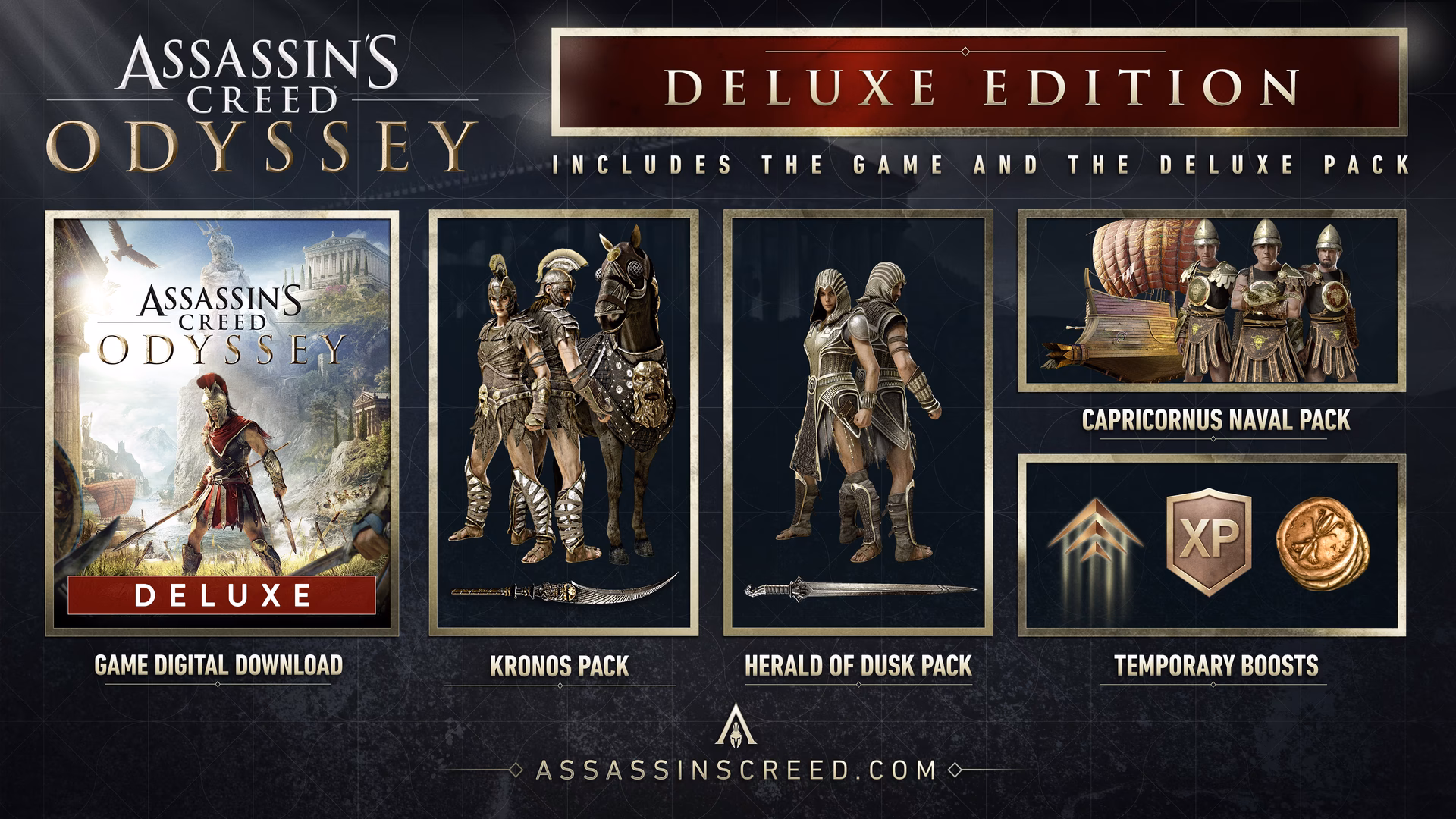 ¿Qué incluye la Deluxe Edition de Assassin's Creed Odyssey?