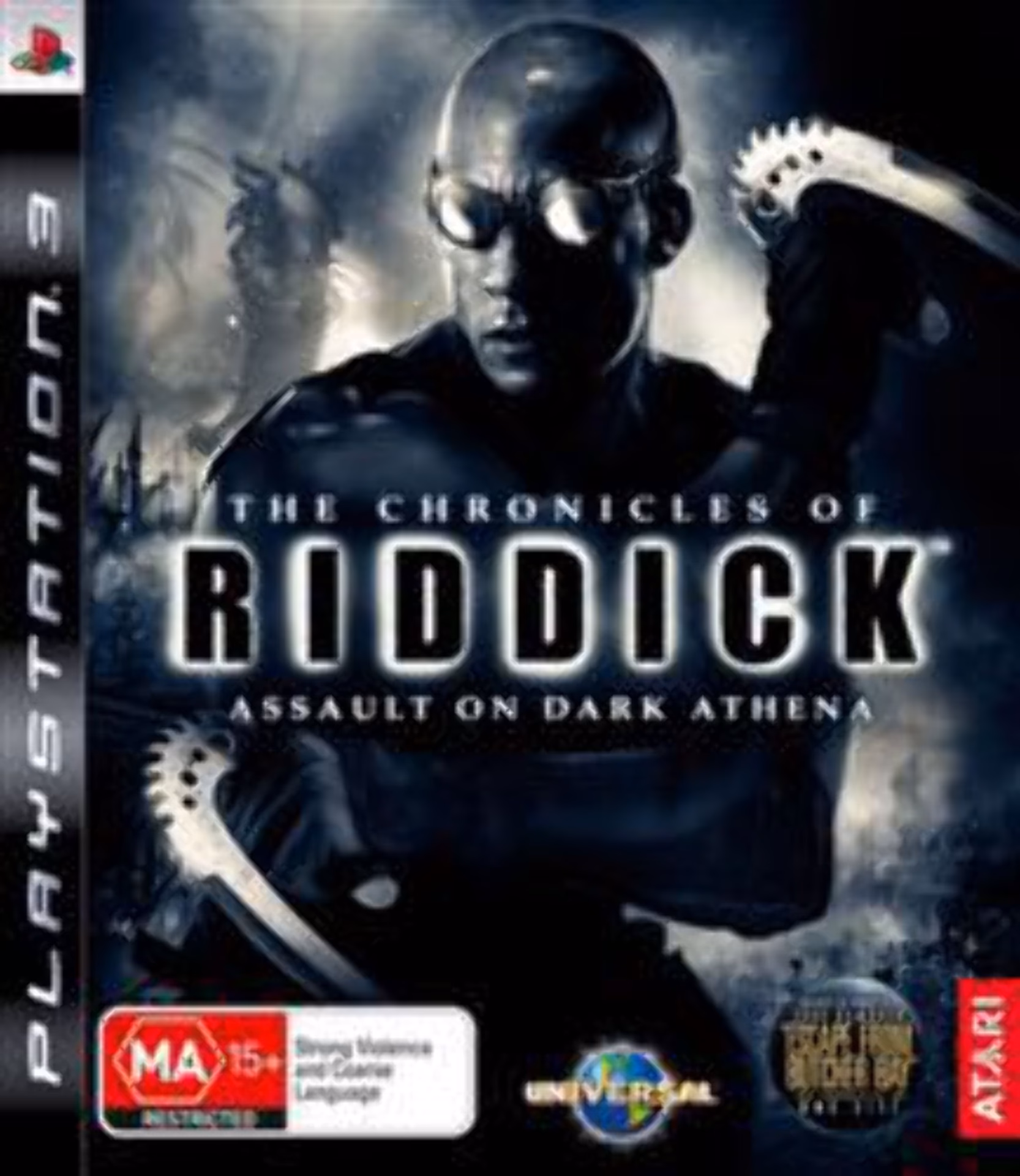 How does Riddick Escape from the Dark Athena?
