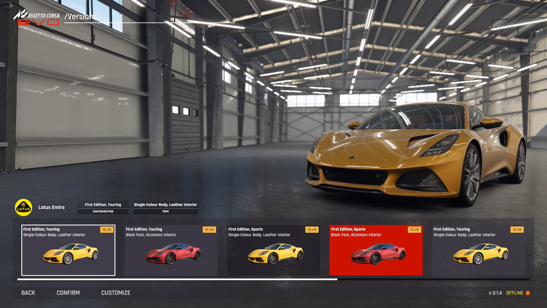 What is Assetto Corsa database?