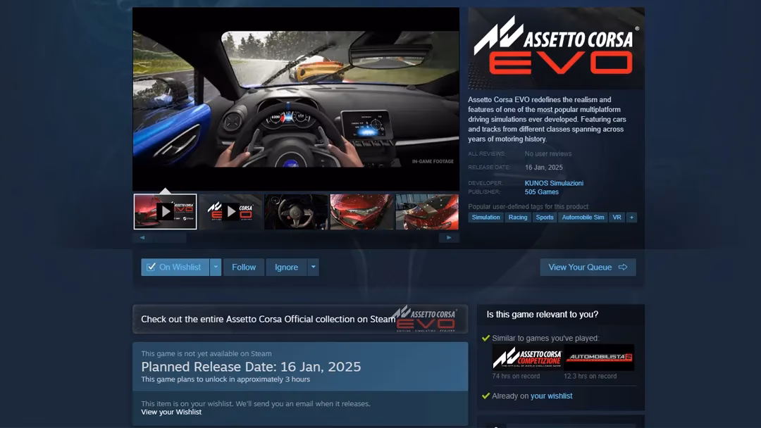 Is Kunos Simulazioni releasing the Assetto Corsa Early Access version?