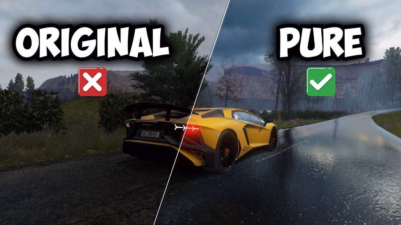 How do I install pure mod on Assetto Corsa?