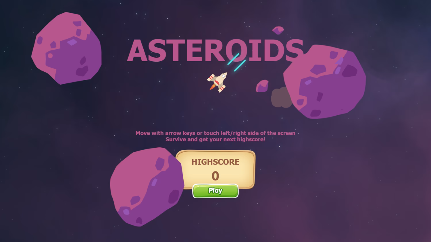 Are asteroid games free in Free Asteroids?