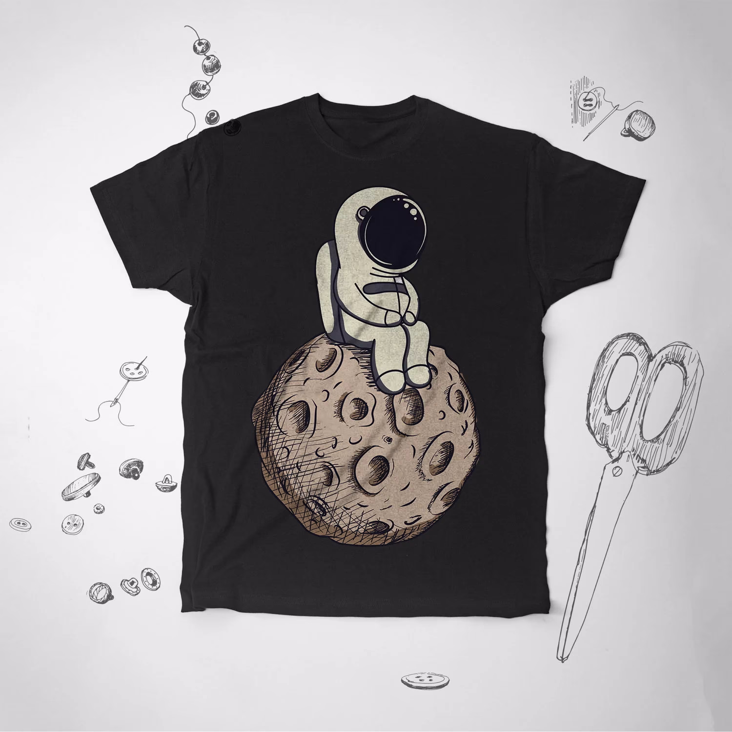 What do astronauts wear on their uniforms?