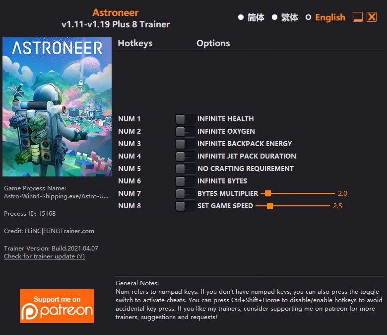 Are there any cheats for Astroneer on Xbox One?