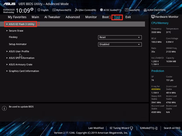 How do I download a BIOS update?