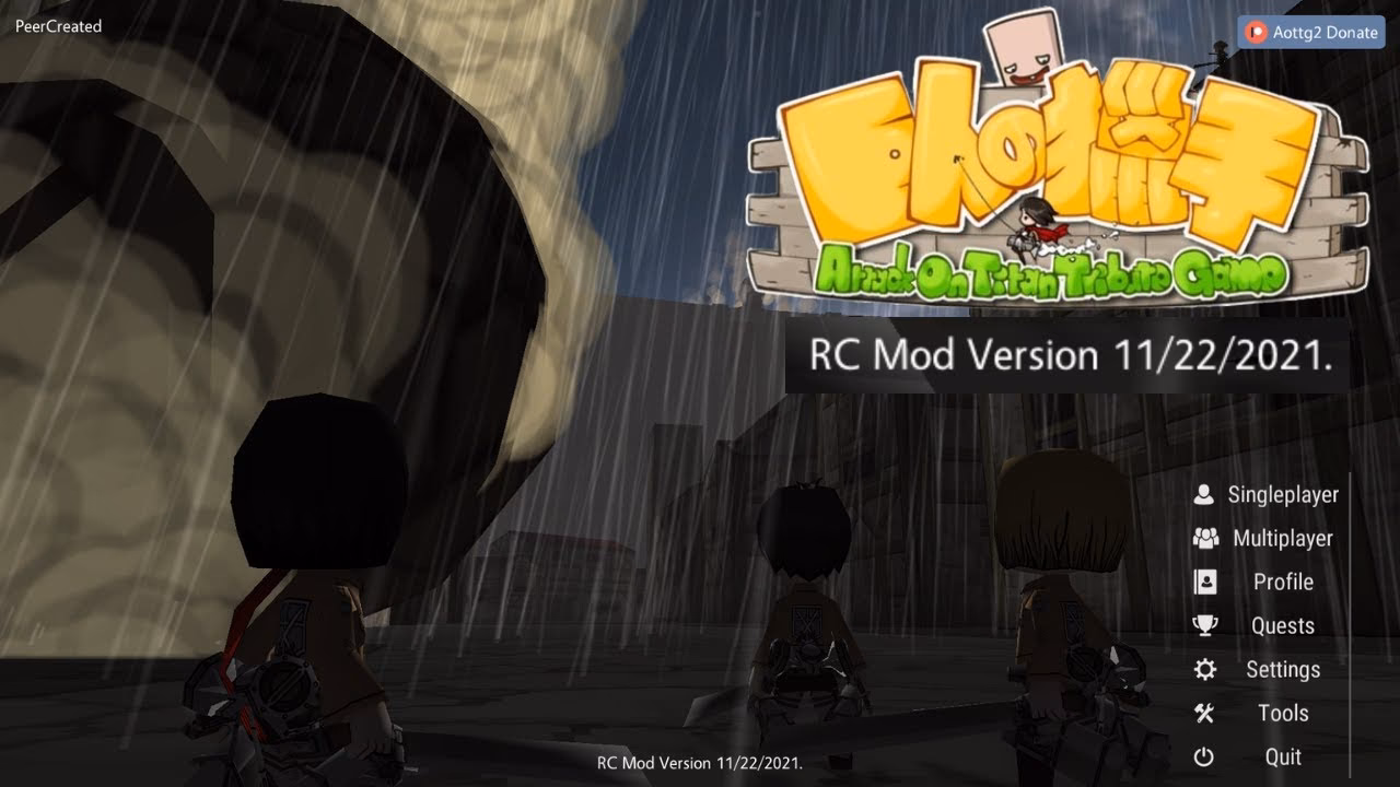 How many categories does attack on Titan Tribute Game 2 have?