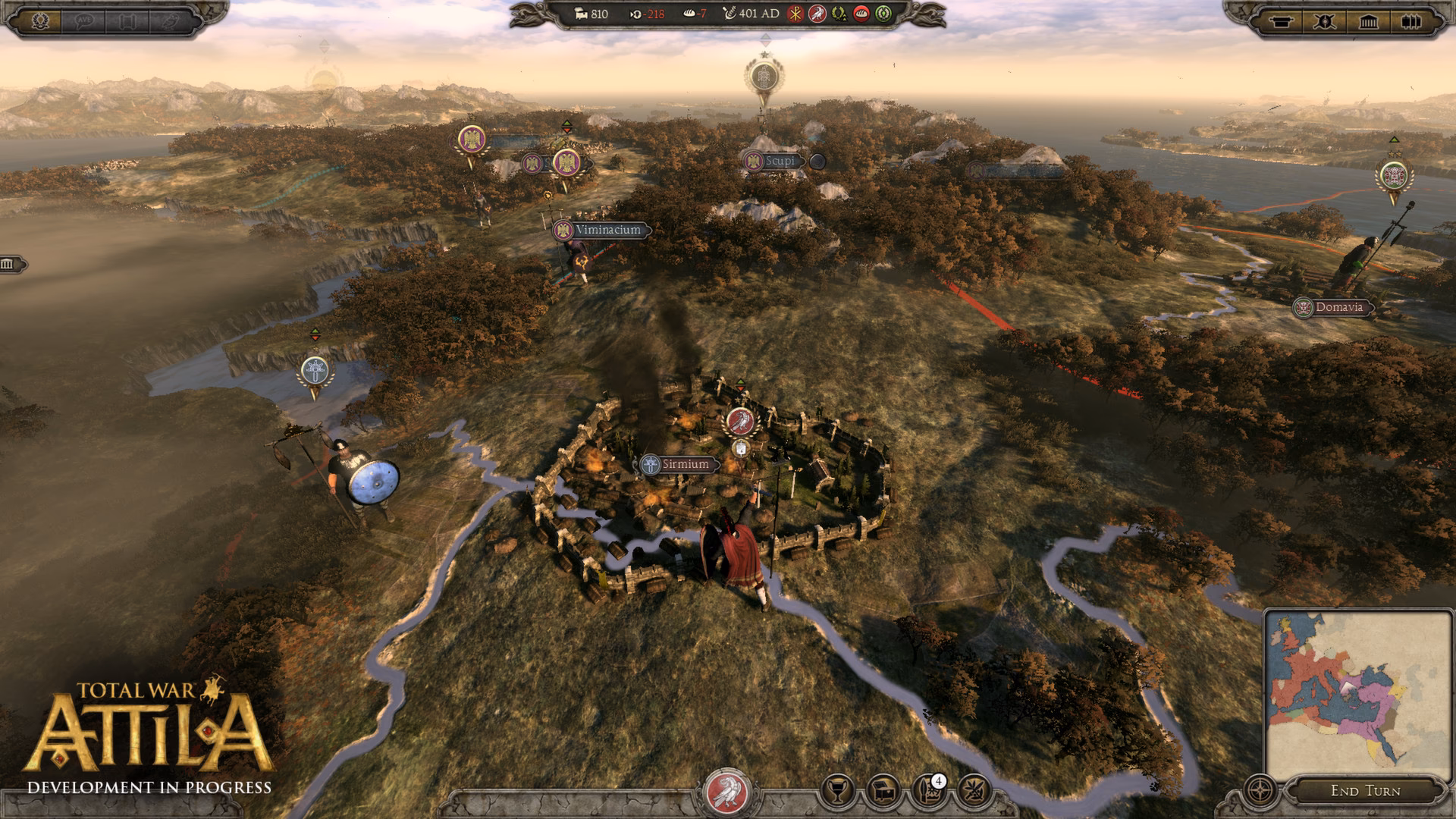 Where does Total War Attila take place?