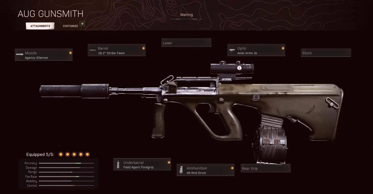 Why should you use the AUG rifle in Counter-Strike?
