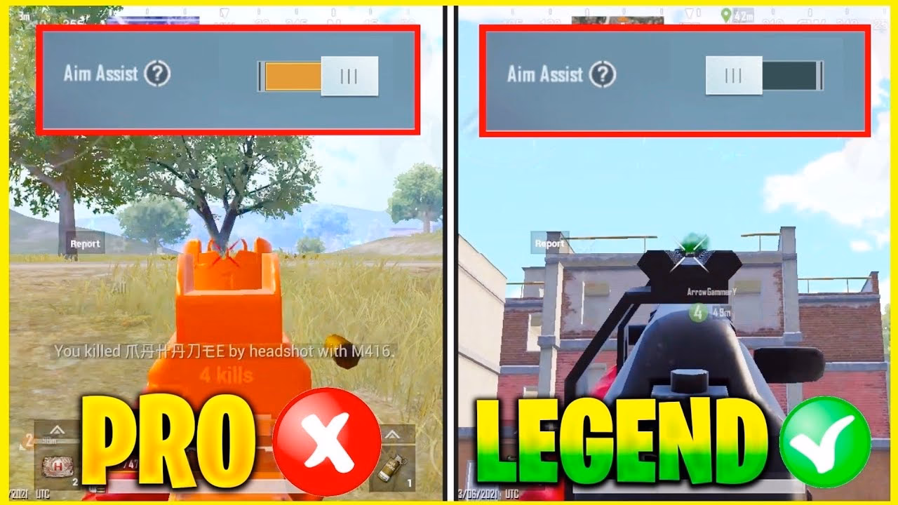 How can I improve my aim in PUBG Mobile?