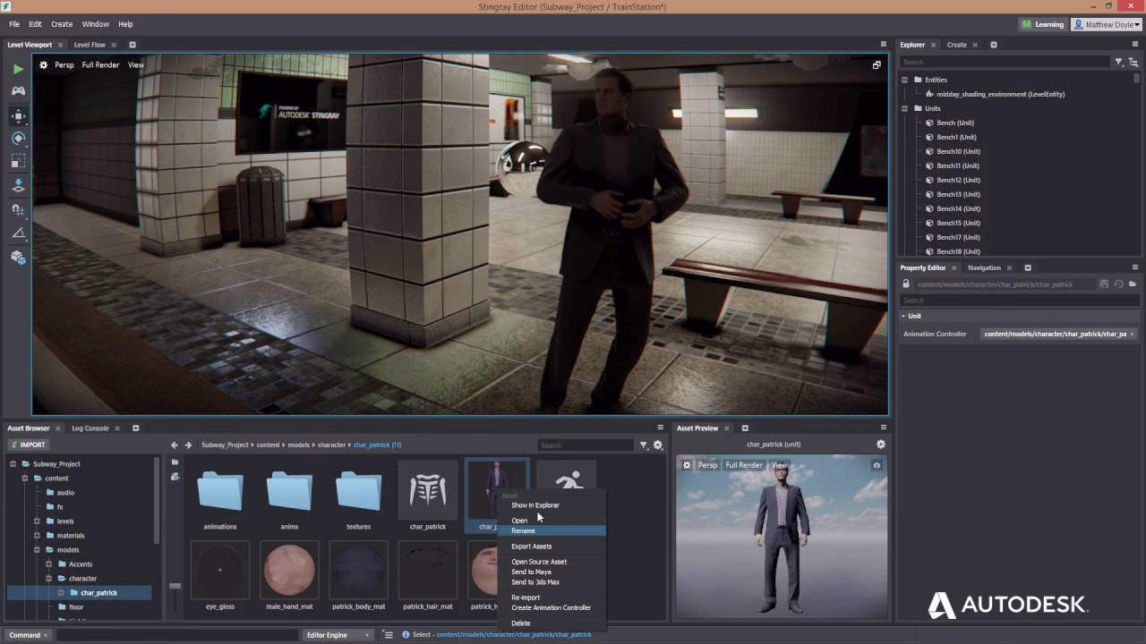 Does Autodesk stingray work with Maya?