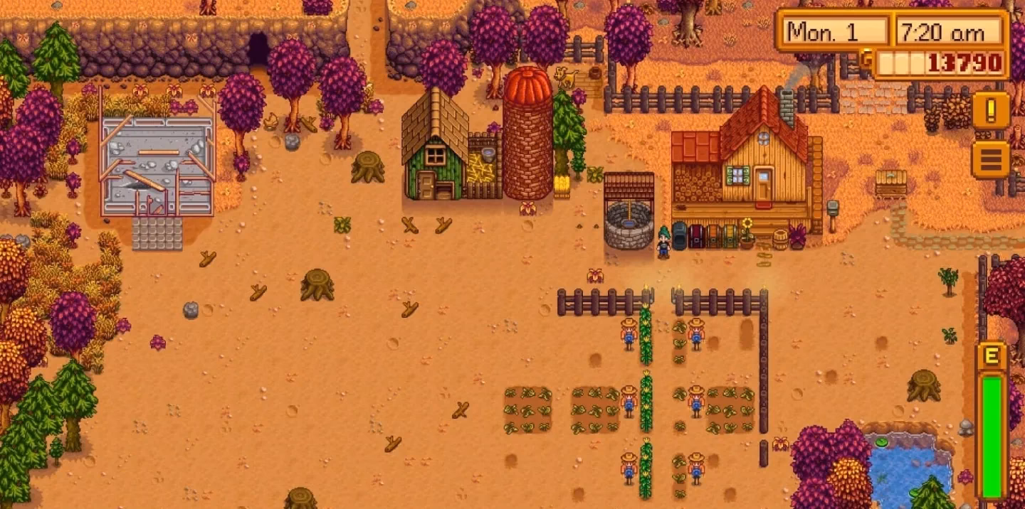 What is the fall palette In Stardew Valley?